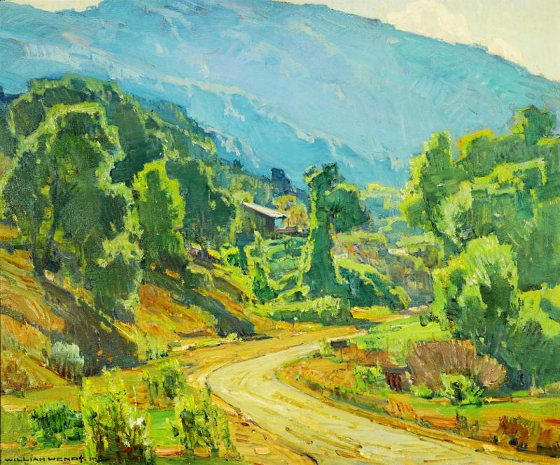 Camp In The Mountains by William Wendt