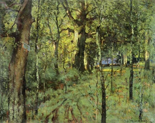 Forest Interior by William Wendt
