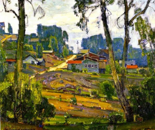 Glenneyre Street by William Wendt