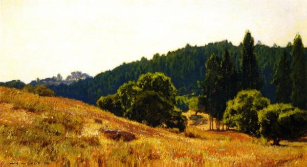 Golden Hills by William Wendt