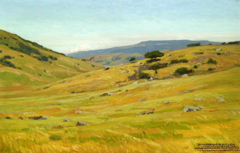 Grassy Hillsides by William Wendt