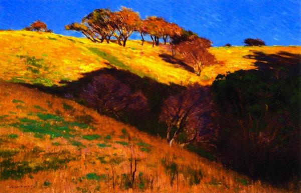 Head Of Amarillo Canyon by William Wendt