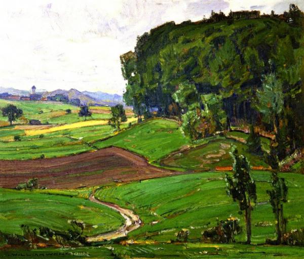 Landscape by William Wendt