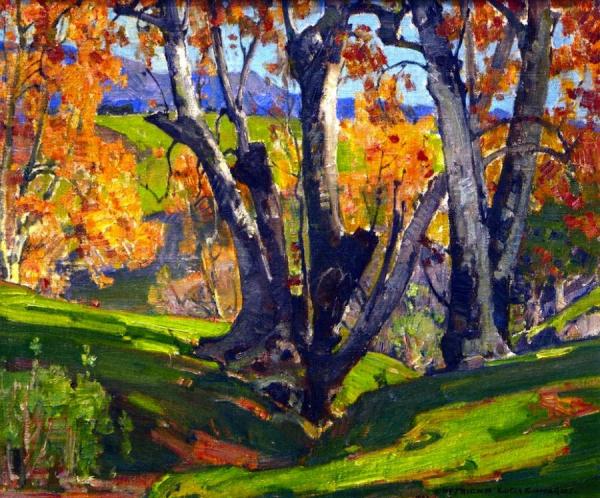 November Days by William Wendt