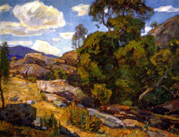 Rugged Landscape by William Wendt