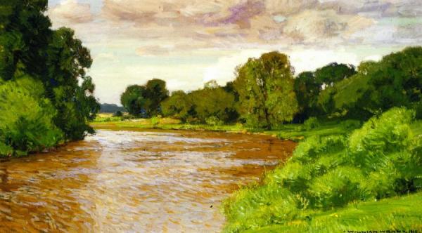 Santa Ana River by William Wendt