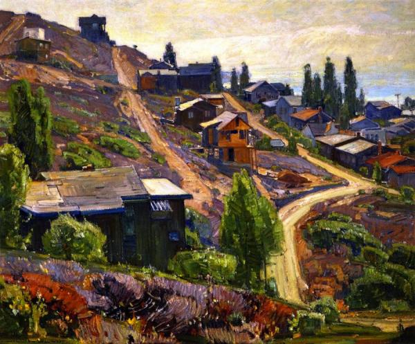 Seaside Cottages by William Wendt