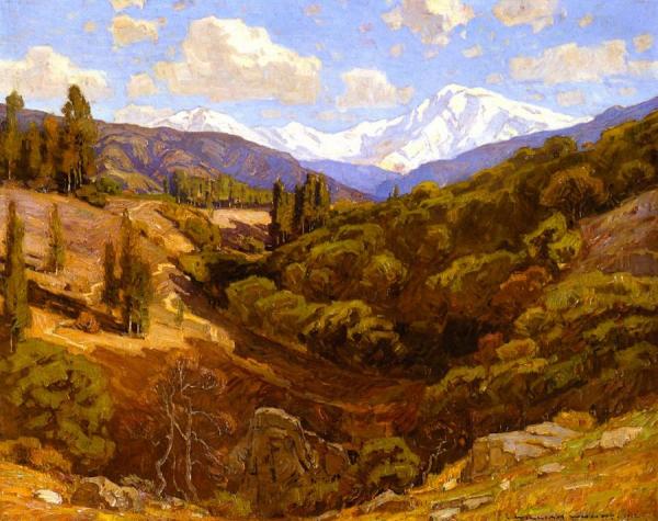 Sunny Slopes by William Wendt