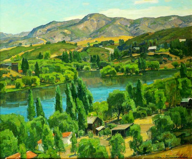 The Lake by William Wendt