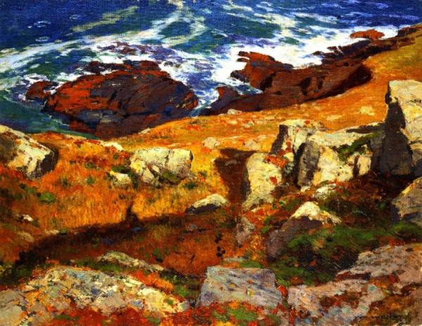 The New Bridge by William Wendt
