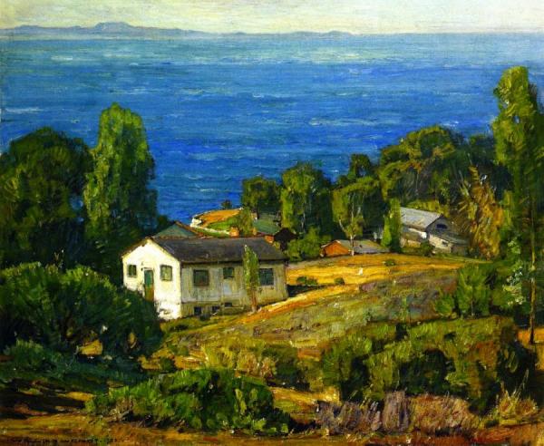 The Old House And The New by William Wendt