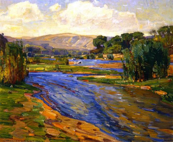 William Wendt The Santa Ana River