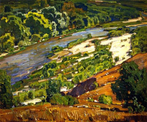 The Santa Ana River by William Wendt