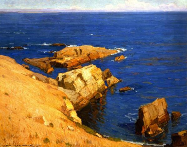 The Silent Summer Sea by William Wendt