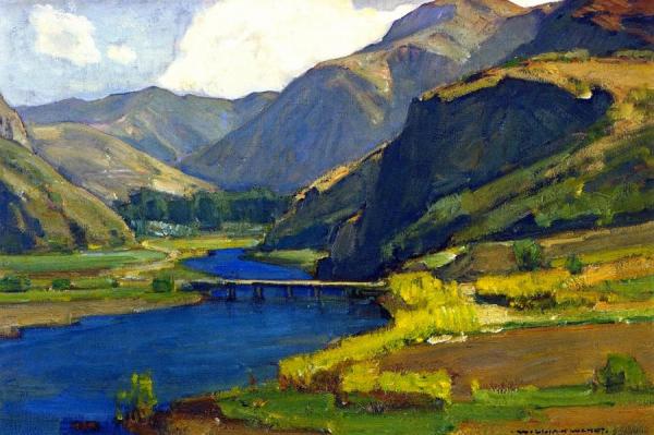 William Wendt The Winding Stream
