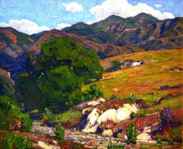 Up In The Mountains by William Wendt