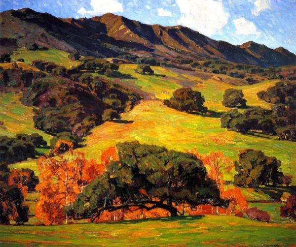 Verdant Hills by William Wendt
