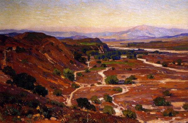 View Of San Fernando Valley by William Wendt