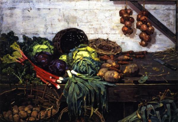 The Vegetable Stall by William York Macgregor