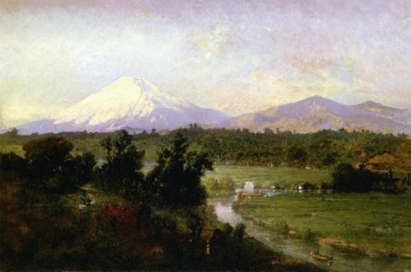 Mount Fuji by Winckworth Allan Gay Oil Painting Reproductions