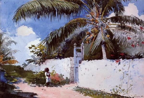 A Garden In Nassau by Winslow Homer