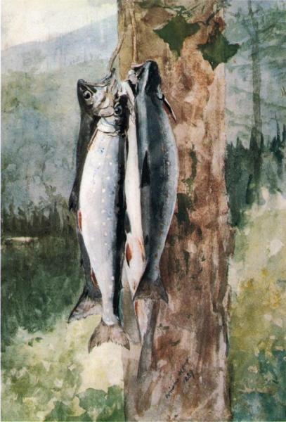 Adirondack Catch by Winslow Homer