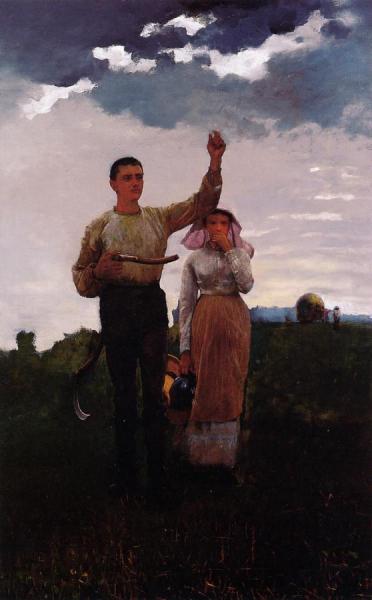 Answering The Horn by Winslow Homer