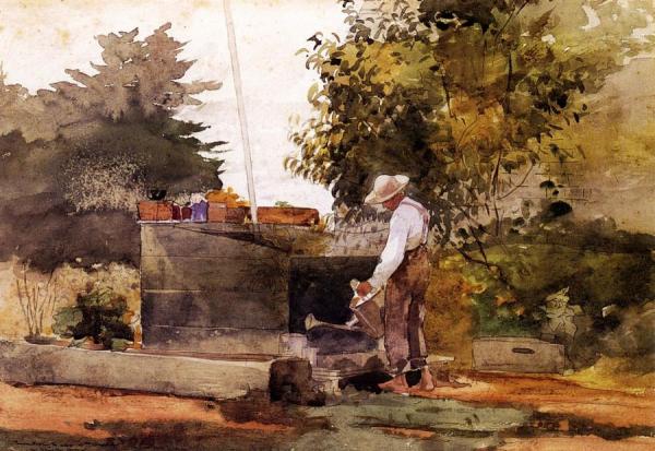 At The Well by Winslow Homer