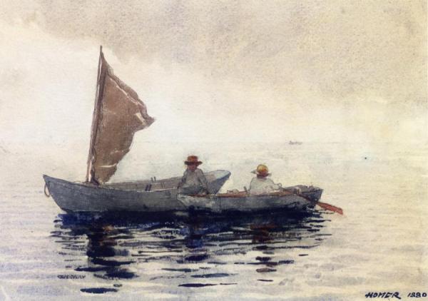 Boating Boys In Gloucester by Winslow Homer