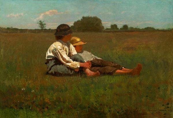 Boys In A Pasture by Winslow Homer