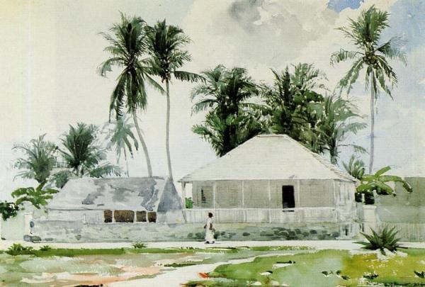 Cabins, Nassau by Winslow Homer