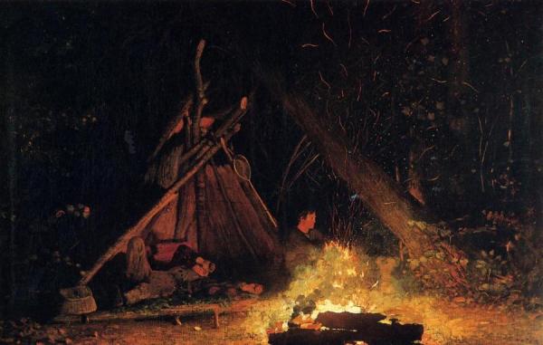 Camp Fire by Winslow Homer