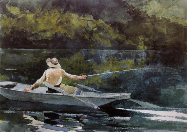 Casting The Fly by Winslow Homer