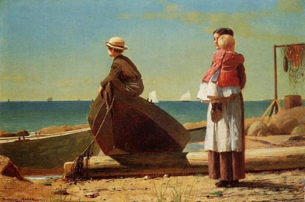 Dad's Coming! by Winslow Homer