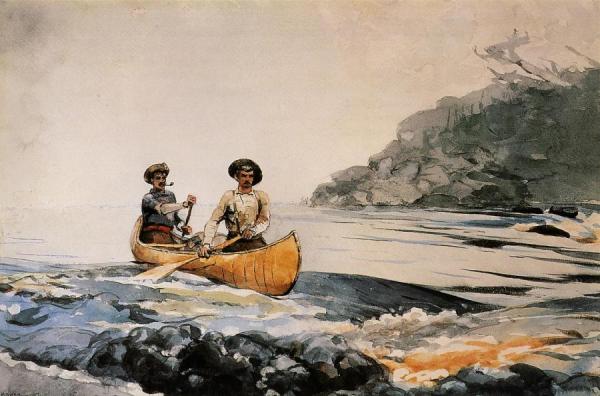 Entering The First Rapid by Winslow Homer