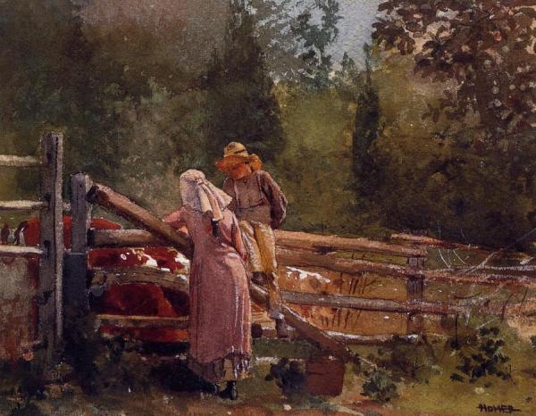 Feeding Time by Winslow Homer