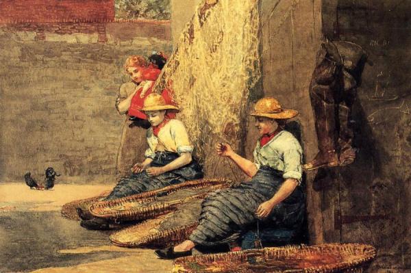 Fishergirls by Winslow Homer