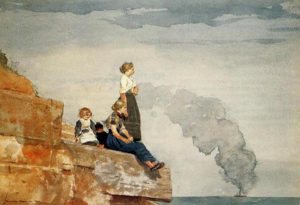 Fisherman's Family by Winslow Homer Oil Painting Reproductions