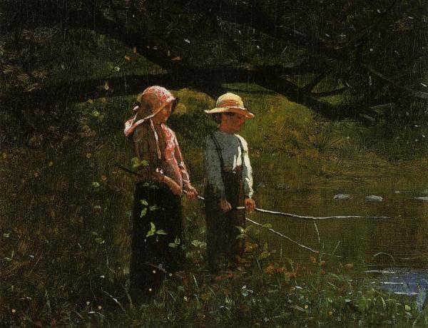 Fishing by Winslow Homer
