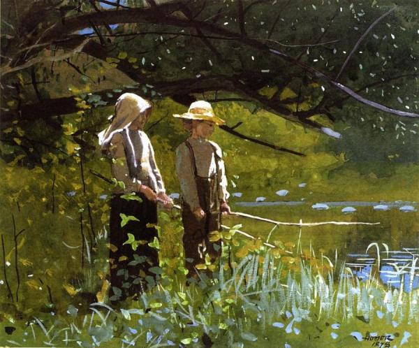 Fishing by Winslow Homer