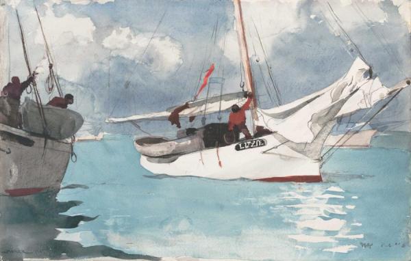 Fishing Boats, Key West by Winslow Homer