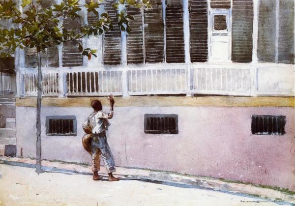 Fresh Flowers by Winslow Homer