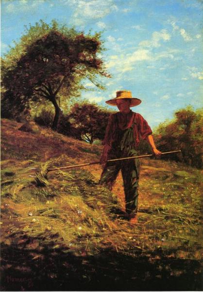 Haymaking by Winslow Homer