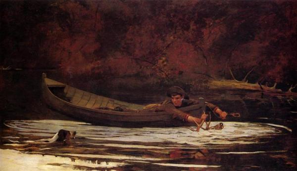 Hound And Hunter by Winslow Homer