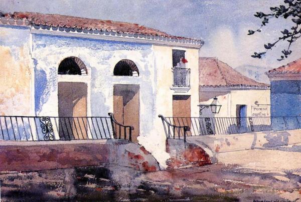 House, Santiago, Cuba by Winslow Homer