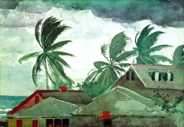 Hurricane, Bahamas by Winslow Homer