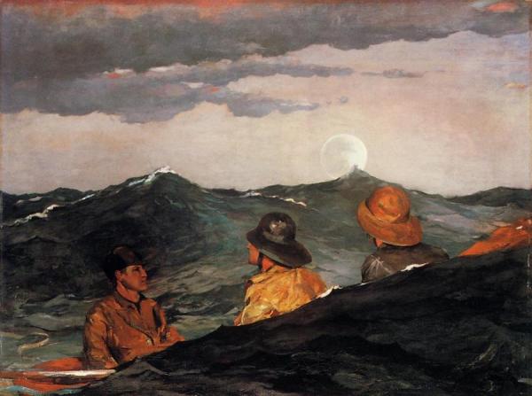 Kissing The Moon by Winslow Homer