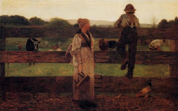 Milking Time by Winslow Homer