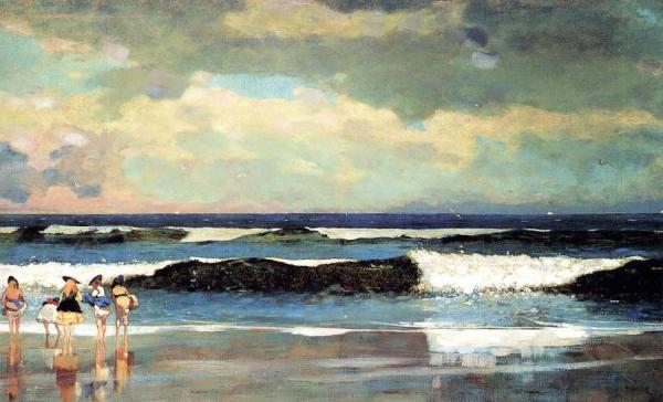 On The Beach by Winslow Homer