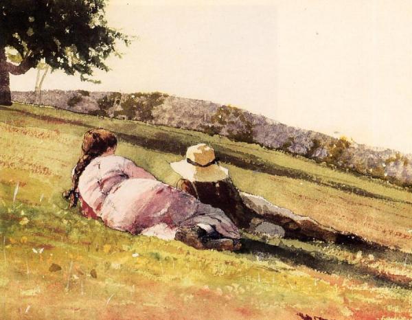 On The Hill by Winslow Homer